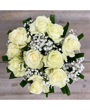 Bouquet de roses blanches